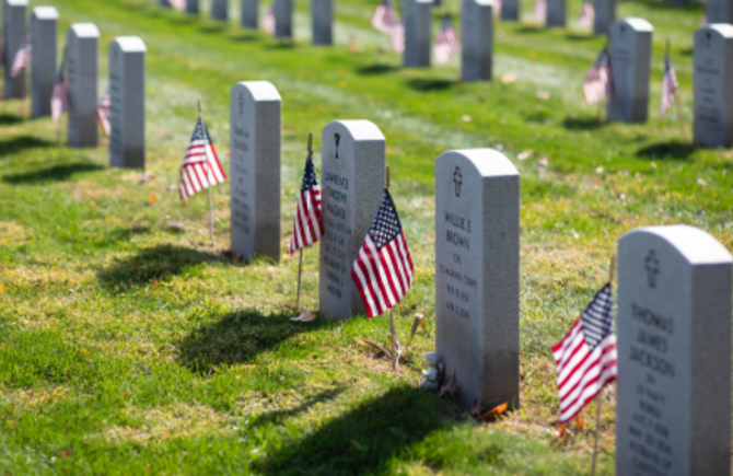 Memorial Day Flag Placement 